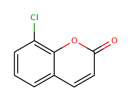 Molecular Structure of 33491-29-1 (2H-1-Benzopyran-2-one, 8-chloro-)