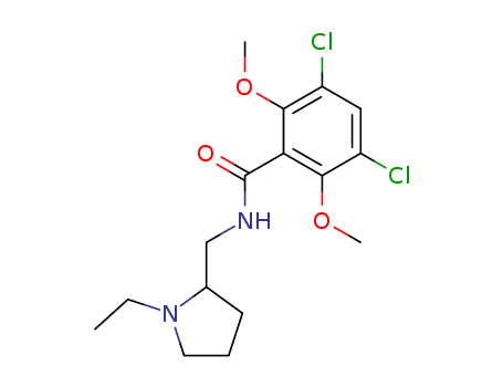 3,5-dichloro-N-[(1-ethylpyrrolidin-2-yl)methyl]-2,6-dimethoxybenzamide