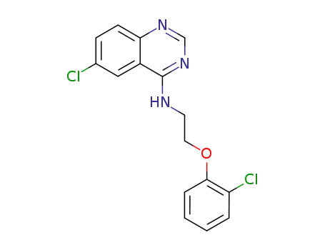 [2-(2-chloro-phenoxy)-ethyl]-(6-chloro-quinazolin-4-yl)-amine