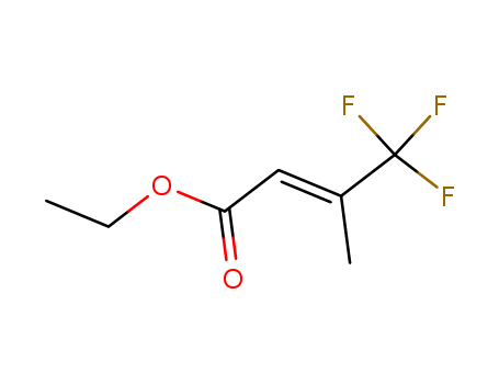 2-Butenoic acid, 4,4,4-trifluoro-3-methyl-, ethyl ester, (E)-