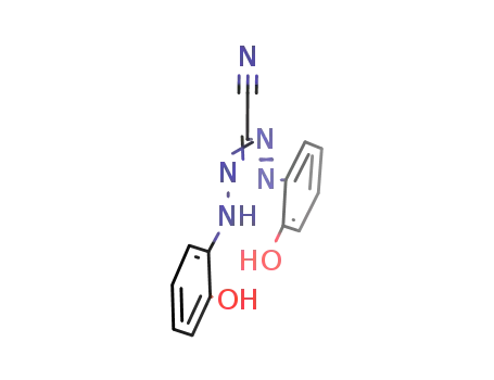 Molecular Structure of 14044-81-6 (Acetonitrile, [(2-hydroxyphenyl)azo][(2-hydroxyphenyl)hydrazono]-)