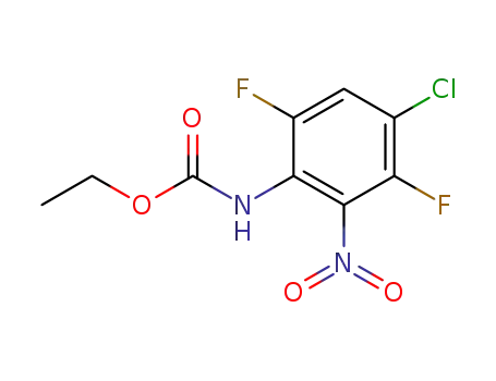 ethyl (4-chloro-3,6-difluoro-2-nitrophenyl)carbamate