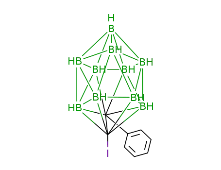 Molecular Structure of 20347-50-6 (1-phenyl-2-iodo-1,2-dicarba-closo-dodecaborane)