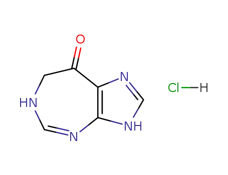 Molecular Structure of 71222-44-1 (4,7-Dihydro-iMidazole[4,5-d]1,3-diazepine-8(1H)-one hydrochloride)