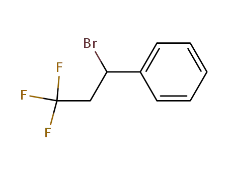 Molecular Structure of 3238-20-8 (Benzene, (1-bromo-3,3,3-trifluoropropyl)-)