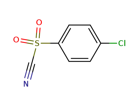 Molecular Structure of 24225-00-1 (Benzenesulfonyl cyanide, 4-chloro-)