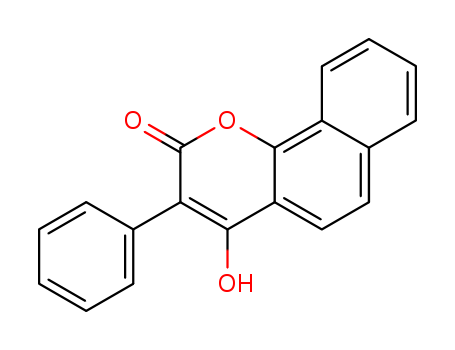 2H-Naphtho[1,2-b]pyran-2-one, 4-hydroxy-3-phenyl-