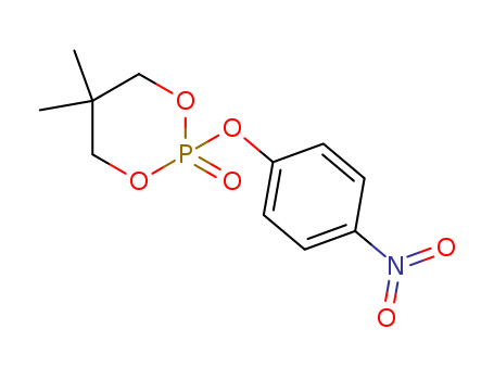 1,3,2-Dioxaphosphorinane, 5,5-dimethyl-2-(4-nitrophenoxy)-, 2-oxide