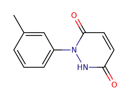 Molecular Structure of 50500-93-1 (3,6-Pyridazinedione, 1,2-dihydro-1-(3-methylphenyl)-)