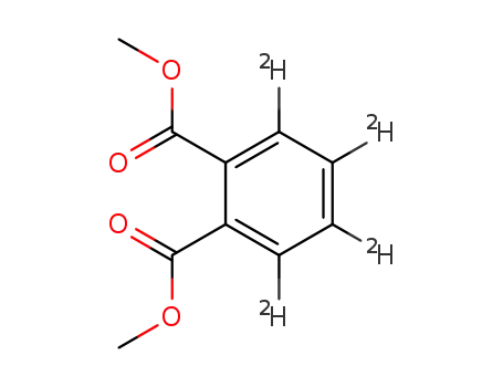 Molecular Structure of 93951-89-4 (DIMETHYL PHTHALATE (RING-D4))