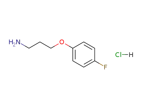 Molecular Structure of 148941-98-4 (3-(4-FLUOROPHENOXY)PROPAN-1-AMINE HYDROCHLORIDE)