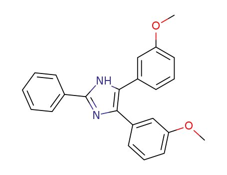 4,5-bis(3-methoxyphenyl)-2-phenyl-1H-imidazole