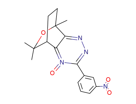 (+)-3-(m-nitrophenyl)-5,8-dihydro-6,6,8-trimethyl-5,8-ethano-6H-pyrano[4,3-e]-as-triazine-4-oxide