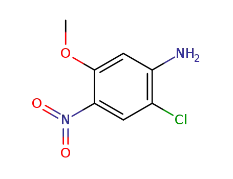 Molecular Structure of 24311-36-2 (2-chloro-5-methoxy-4-nitro-aniline)