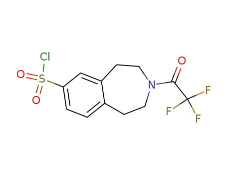 3-(2,2,2-trifluoroacetyl)-2,3,4,5-tetrahydro-1H-3-benzazepine-7-sulfonyl chloride