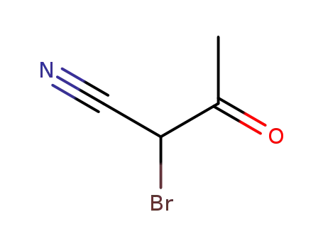Molecular Structure of 60930-93-0 (Butanenitrile,  2-bromo-3-oxo-)