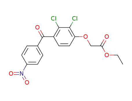 Acetic acid, [2,3-dichloro-4-(4-nitrobenzoyl)phenoxy]-, ethyl ester