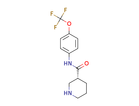 N-(4-Trifluoromethoxyphenyl)piperidine-3-carboxamide