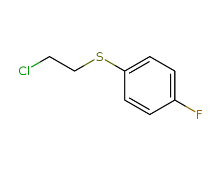 1-[(2-클로로에틸)티오]-4-플루오로벤젠
