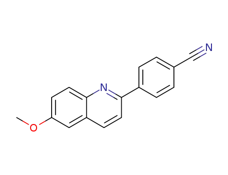 4-(6-methoxyquinolin-2-yl)benzonitrile