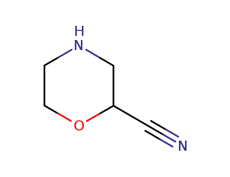 Molecular Structure of 135782-24-0 (Morpholine-2-carbonitrile)