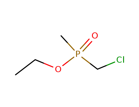 Molecular Structure of 110838-42-1 (Phosphinic acid, (chloromethyl)methyl-, ethyl ester)