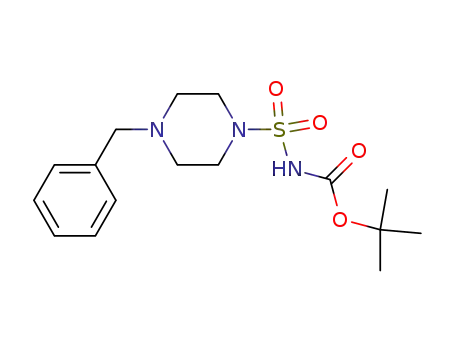 Molecular Structure of 259807-59-5 (1-benzyl-[4-(N-tert-butoxycarbonyl)sulfamoyl]piperazine)