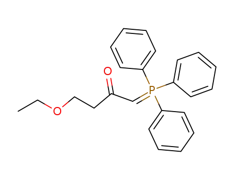 Molecular Structure of 57429-12-6 (2-Butanone, 4-ethoxy-1-(triphenylphosphoranylidene)-)