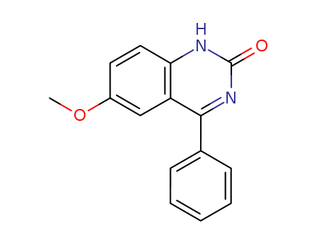Molecular Structure of 13961-59-6 (2(1H)-Quinazolinone,6-methoxy-4-phenyl-)