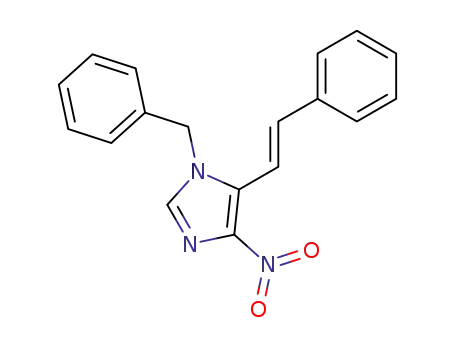 1-benzyl-4-nitro-5-styryl-1H-imidazole