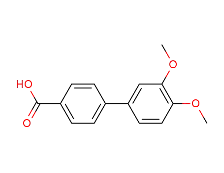 Molecular Structure of 122294-10-4 (3',4'-DIMETHOXYBIPHENYL-4-CARBOXYLIC ACID)