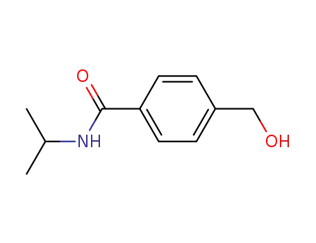 Molecular Structure of 16103-51-8 (N-isopropyl-4-hydroxymethylbenzamide)