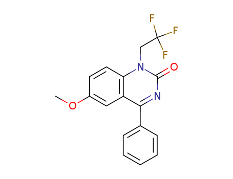 6-methoxy-4-phenyl-1-(2,2,2-trifluoroethyl)-2-(1H)-quinazolinone