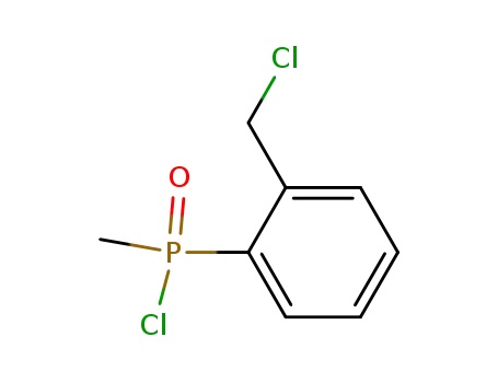 Molecular Structure of 78089-65-3 (<o-(chloromethyl)phenyl>methylphosphinyl chloride)
