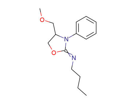 Butyl-[4-methoxymethyl-3-phenyl-oxazolidin-(2Z)-ylidene]-amine