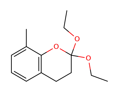 Molecular Structure of 80515-78-2 (2,2-diethoxy-8-methylchroman)