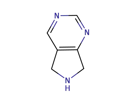 Molecular Structure of 53493-80-4 (5H-Pyrrolo[3,4-d]pyrimidine, 6,7-dihydro- (9CI))