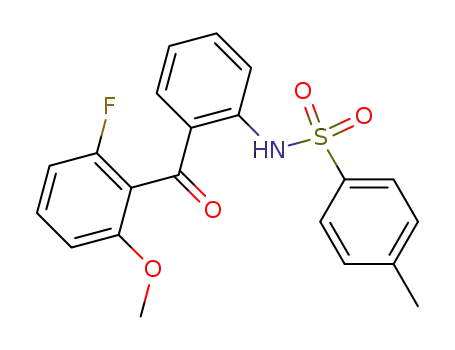 N-[2-(2-Fluoro-6-methoxy-benzoyl)-phenyl]-4-methyl-benzenesulfonamide