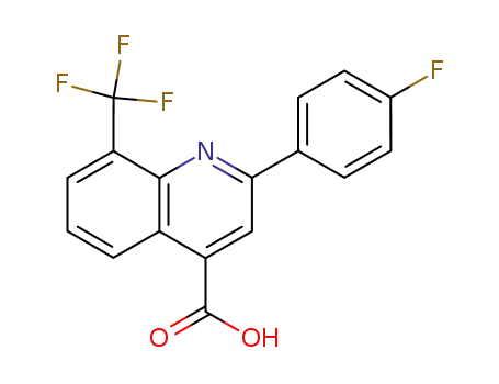 2-(4-Fluorphenyl)-8-trifluormethyl-cinchoninsaeure