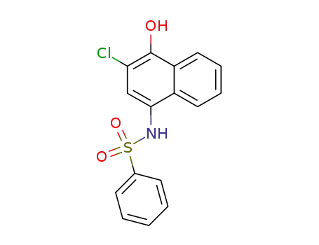 (3-Chloro-4-hydroxynaphthyl)(phenylsulfonyl)amine