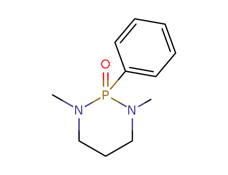 1,3,2-Diazaphosphorine, hexahydro-1,3-dimethyl-2-phenyl-, 2-oxide