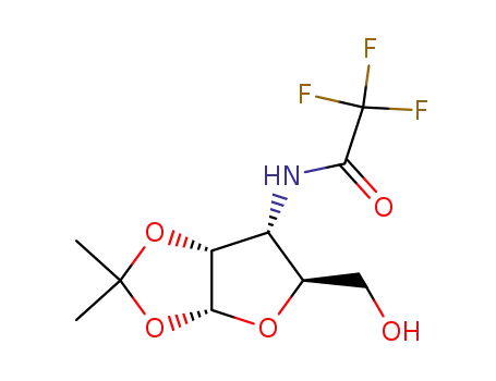 2,2,2-trifluoro-N-[5-(hydroxymethyl)-2,2-dimethyl-3a,5,6,6a-tetrahydrofuro[2,3-d][1,3]dioxol-6-yl]acetamide