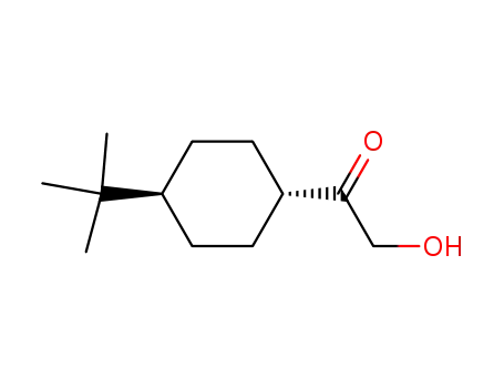 Ethanone, 1-[4-(1,1-dimethylethyl)cyclohexyl]-2-hydroxy-, trans-
