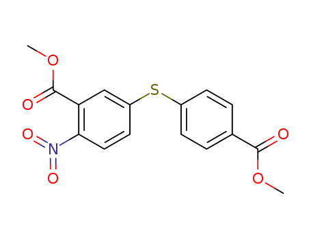 methyl 4-<<3-(methoxycarbonyl)-4-nitrophenyl>thio>benzoate