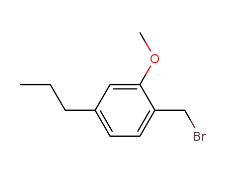 1-(bromomethyl)-2-methoxy-4-propylbenzene