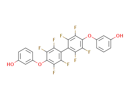 p,p'-bis(3-hydroxyphenoxy)octafluorobiphenyl