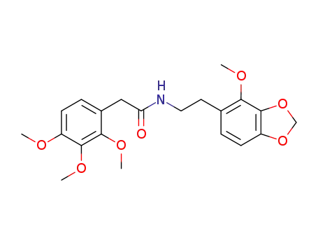 N-<2-Methoxy-3,4-(methylendioxy)phenethyl>-2-(2,3,4-trimethoxyphenyl)acetamide