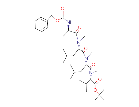N-(Benzyloxycarbonyl)-(R)-alanyl-N-Methyl-(S)-leucyl-N-methyl-(S)-leucyl-N-methyl-(S)-valin-tert-butylester