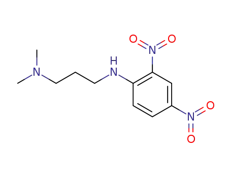 Molecular Structure of 25238-52-2 (N~1~-(2,4-dinitrophenyl)-N~3~,N~3~-dimethyl-1,3-propanediamine)