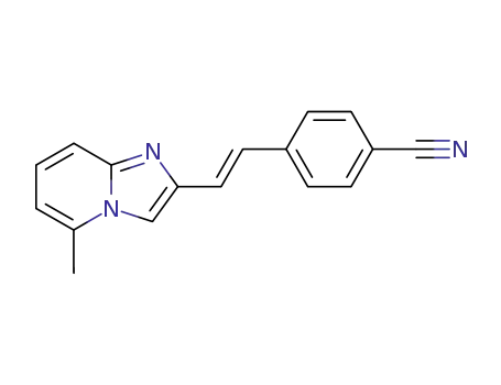 4-[(E)-2-(5-Methyl-imidazo[1,2-a]pyridin-2-yl)-vinyl]-benzonitrile